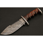 Damascus Tracker Knife // BK43