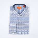 Leopold Long-Sleeve Button-Up Shirt // Blue (2XL)