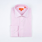 Romeo Long-Sleeve Button-Up Shirt // Pink (US: 17.5R)