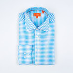 Romeo Long-Sleeve Button-Up Shirt // Aqua (US: 18.5R)