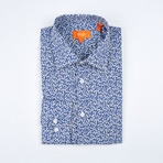 Marceau Long-Sleeve Button-Up Shirt // Blue (US: 17.5R)