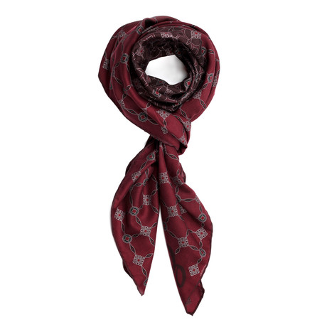 Printed Scarf // Red