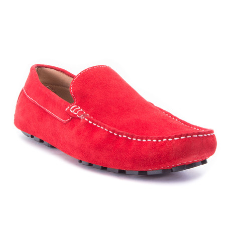 Picasso Suede Driver // Red (US: 8)