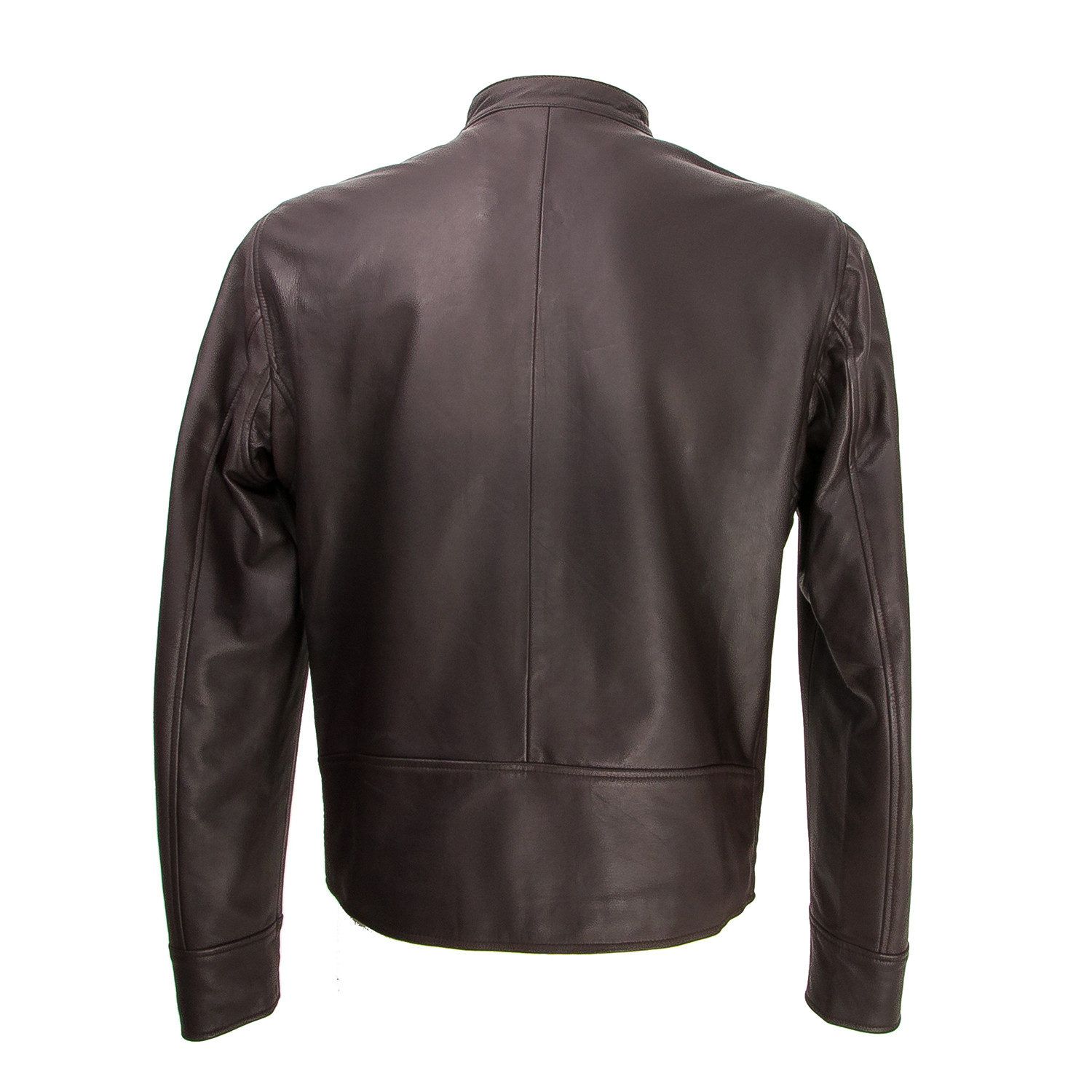Sleek Leather Jacket // Brown (S) - ZERIMAR - Touch of Modern