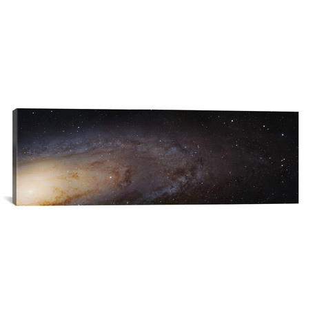 M31, Andromeda Galaxy // PHAT Mosaic I (36"W x 12"H x 0.75"D)