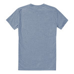 Skull T-Shirt // Smoke Blue (Small)