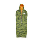 The Napsack // Green Furry Camo (Medium)