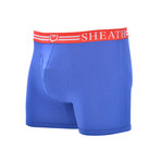 SHEATH 4.0 Men's Dual Pouch Boxer Brief // Red, White + Blue (S)