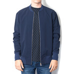 Breez Varsity Jacket // Navy (S)