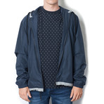 Fresh Zip-Up Windbreaker // Navy (S)