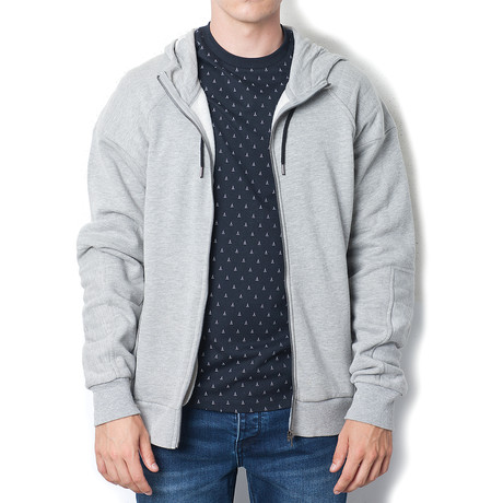 Auburn Zip-Up Hoodie // Grey (S)