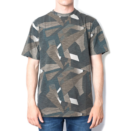 Bonaventura Short-Sleeve Shirt // Black + Brown (S)