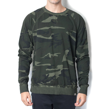 Envilla Crew Neck Sweatshirt // Camo (S)