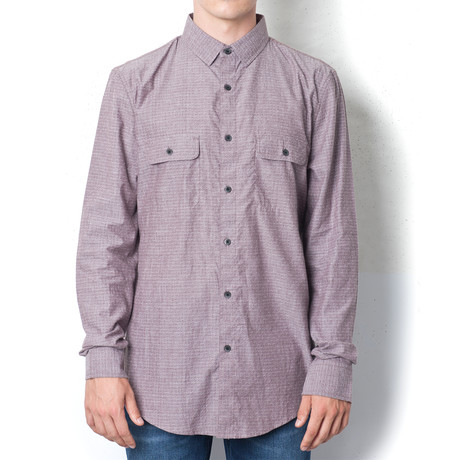 Republic Button-Up Shirt // Plum (S)