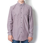 Republic Button-Up Shirt // Plum (M)