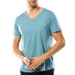 Classic Sky V-Neck T-Shirt // Sky Blue (XL)