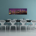 Philadelphia Panoramic Skyline (36"H x 12"W x 0.75"D)