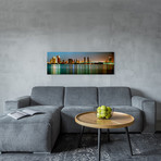 San Diego Skyline At Night (36"H x 12"W x 0.75"D)