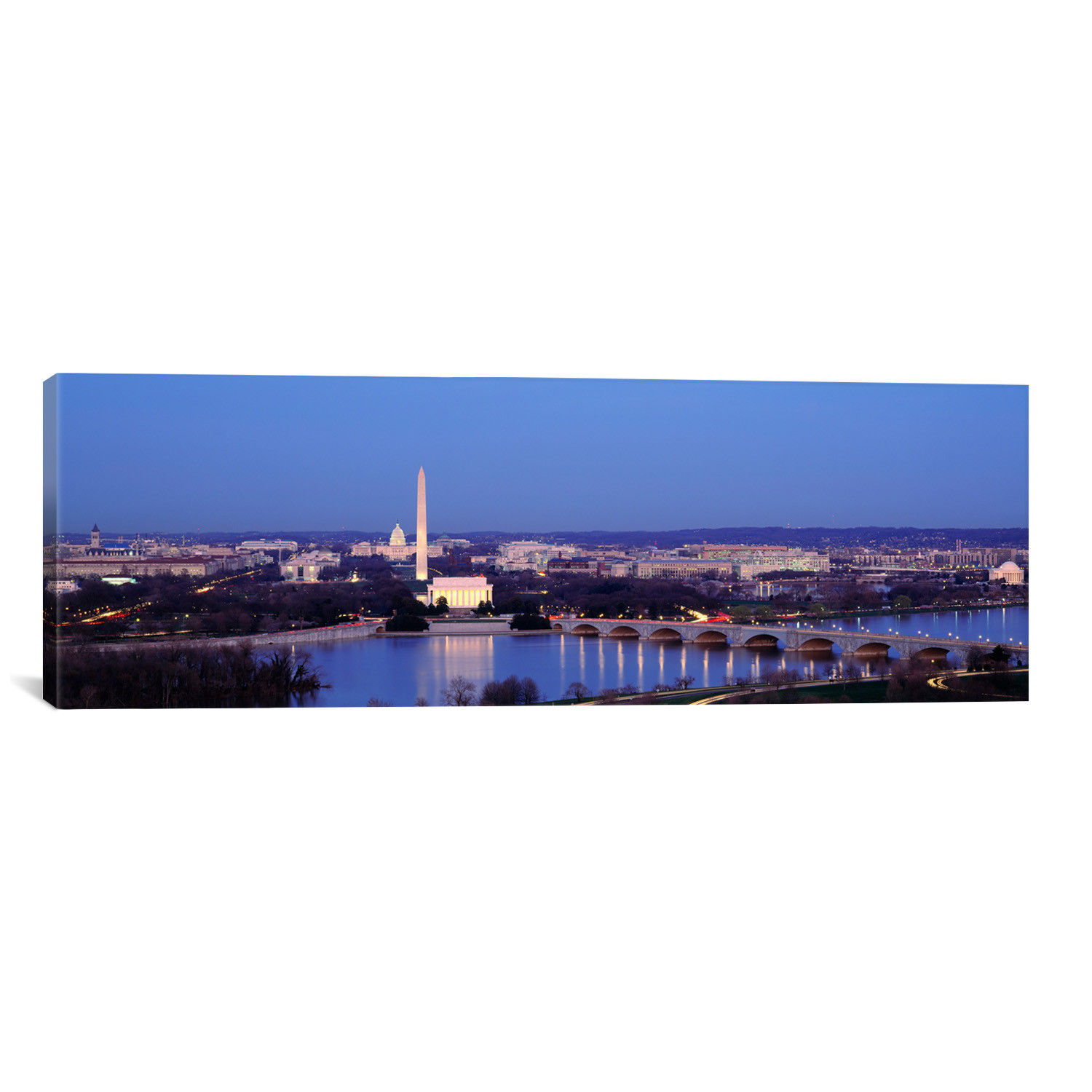 Arlington Memorial Bridge, Washington DC (48"H X 16"W X 0.75"D ...