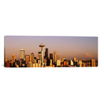 Skyline, Seattle, Washington State, USA // Panoramic Images (60"W x 20"H x 0.75"D)