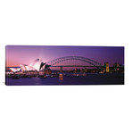 Opera House Harbour Bridge Sydney Australia // Panoramic Images (60"W x 20"H x 0.75"D)