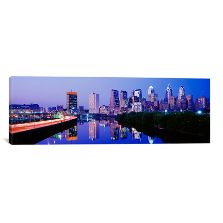 Philadelphia Skyline (36"H x 12"W x 0.75"D)