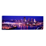 Pittsburgh At Night (36"H x 12"W x 0.75"D)