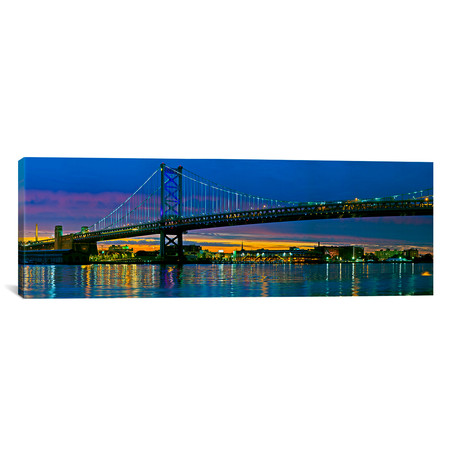 Ben Franklin Bridge (36"H x 12"W x 0.75"D)