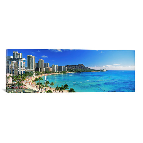 Waikiki Beach, Oahu (36"H x 12"W x 0.75"D)