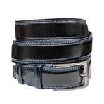 Reagan 3.5 Cm Stitch Belt // Black (XS)
