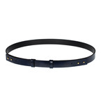 Skylar 2.5 Cm Belt // Navy Blue (XS)