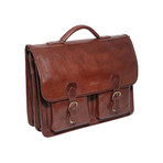 Chelsea Briefcase Bag // Cognac