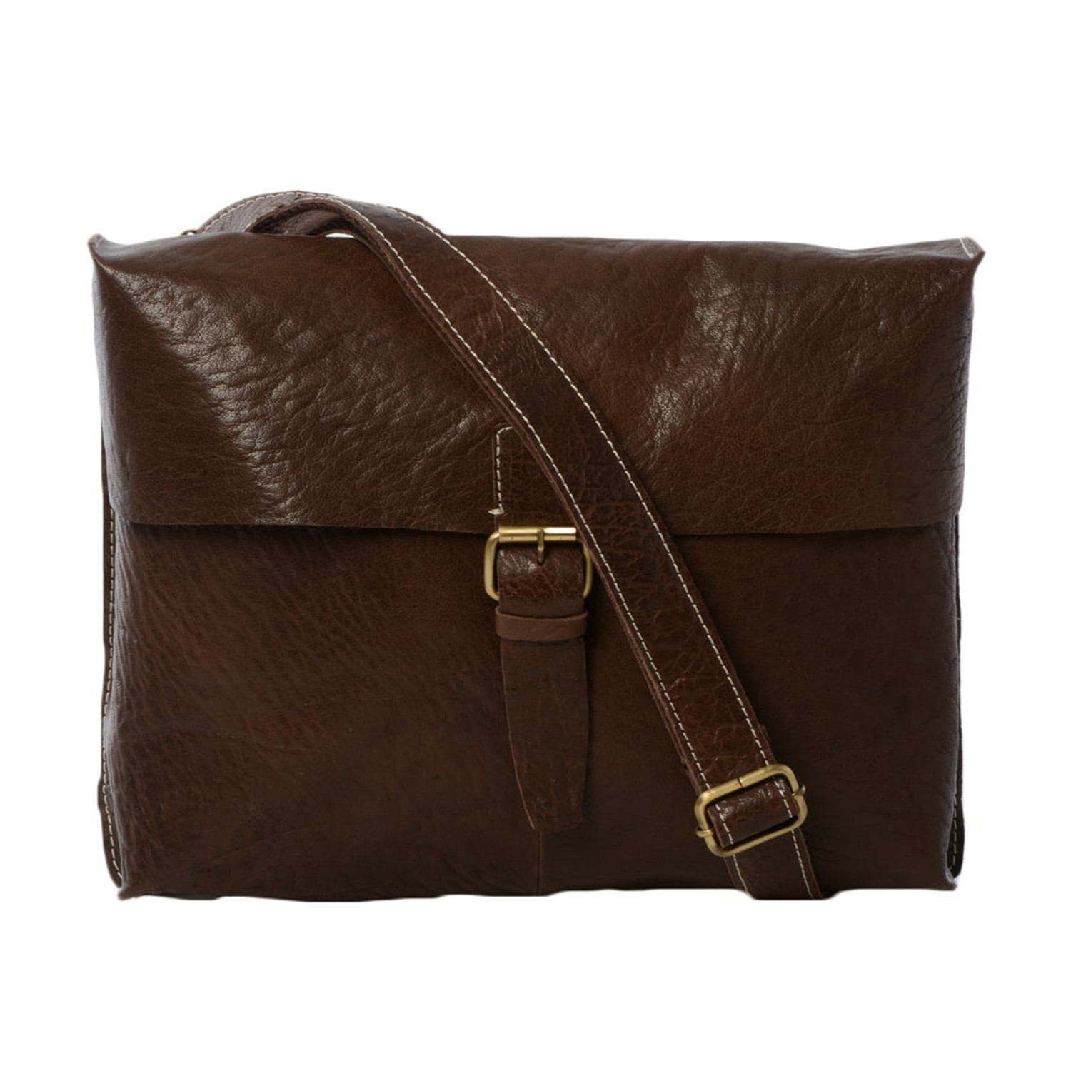 Bank Messenger Bag // Brown - Ashwood Leather - Touch of Modern