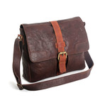 Cyrus Messenger Bag // Brown, Tan