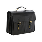 Gareth Briefcase Bag // Black