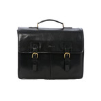 Gareth Briefcase Bag // Black