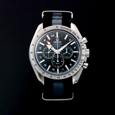 Omega Speedmaster GMT Chronograph Automatic // 35815 // Pre-Owned