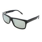 Jory Thick Rectangular Sunglasses // Black