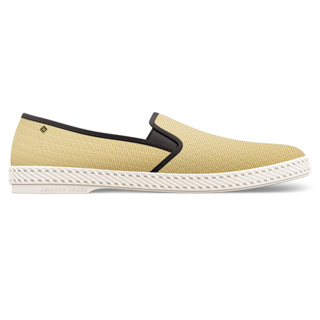Montecristi Slip-On // Black + Beige (Euro: 42)