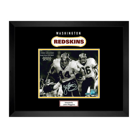 Signed + Framed Photo // John Riggins