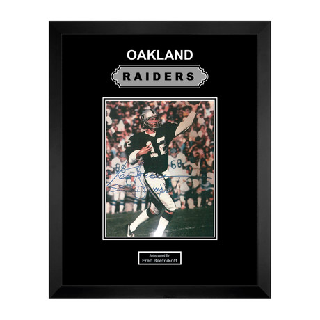 Signed + Framed Photo // Fred Biletnikoff // I