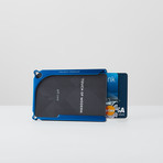 DM1: 8-Card Aluminum Wallet // Blue
