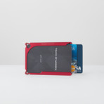 DM1: 8-Card Aluminum Wallet // Red