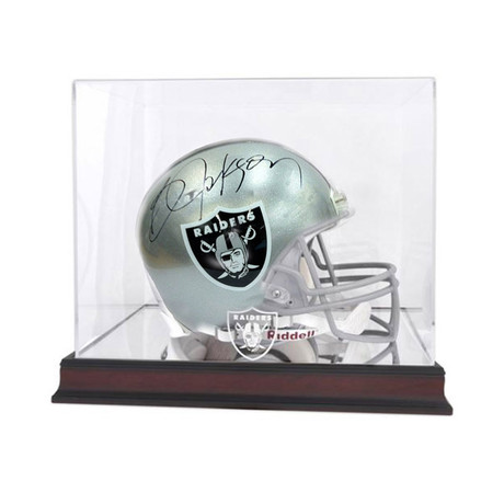 Signed + Framed Helmet // Bo Jackson