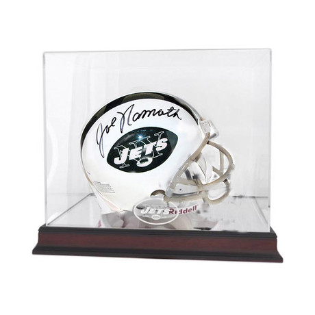Signed + Framed Helmet // Joe Namath