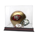 Signed + Framed Helmet // Joe Montana