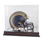 Signed + Framed Helmet // Marshall Faulk