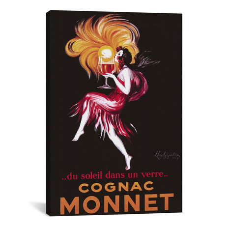 Cognac Monnet // Leonetto Cappiello (18"W x 26"H x 0.75"D)