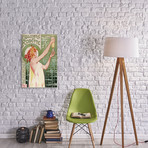 Absinthe Robette Vintage Poster // Henri Privat-Livemont (12"W x 18"H x 0.75"D)