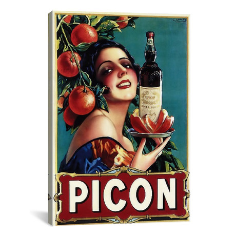 Picon Liquor (18"W x 26"H x 0.75"D)